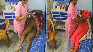 Aunty in Clinic Room – Ass Clear View IPCam Captured