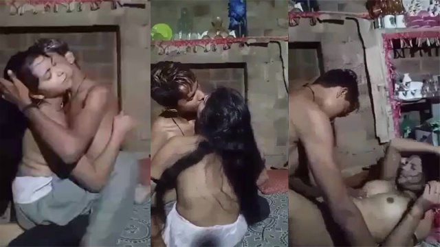 Beautiful Desi Village Girl Kissing And Fucking With Boyfriend